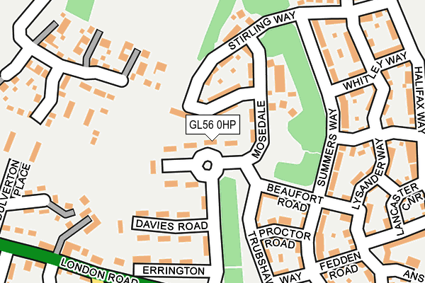 GL56 0HP map - OS OpenMap – Local (Ordnance Survey)