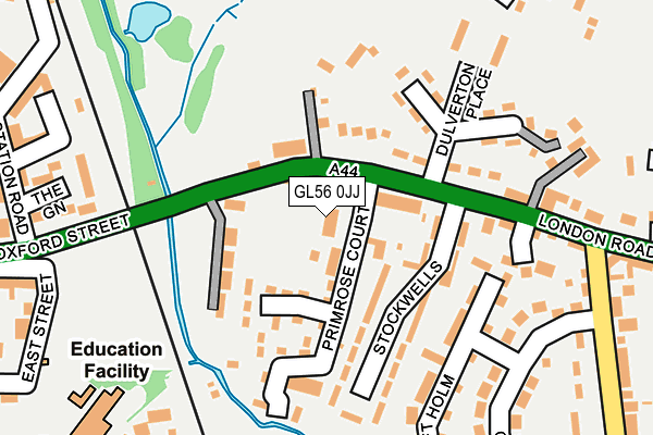 GL56 0JJ map - OS OpenMap – Local (Ordnance Survey)