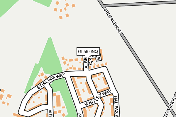 GL56 0NQ map - OS OpenMap – Local (Ordnance Survey)