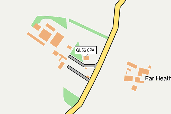 GL56 0PA map - OS OpenMap – Local (Ordnance Survey)
