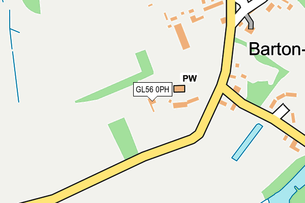 GL56 0PH map - OS OpenMap – Local (Ordnance Survey)