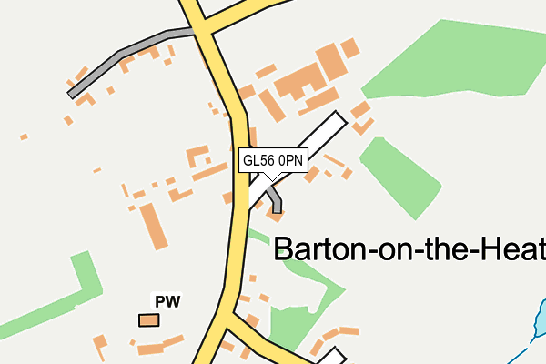 GL56 0PN map - OS OpenMap – Local (Ordnance Survey)