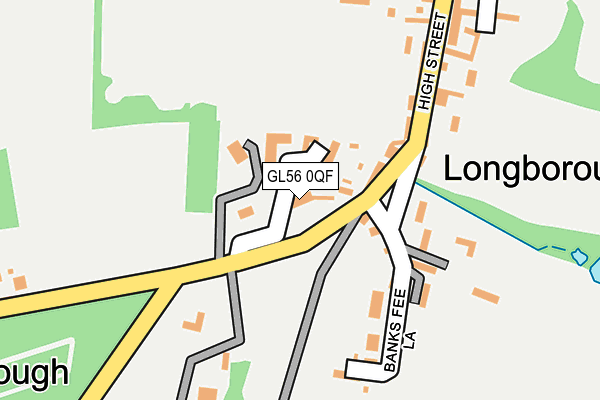 GL56 0QF map - OS OpenMap – Local (Ordnance Survey)