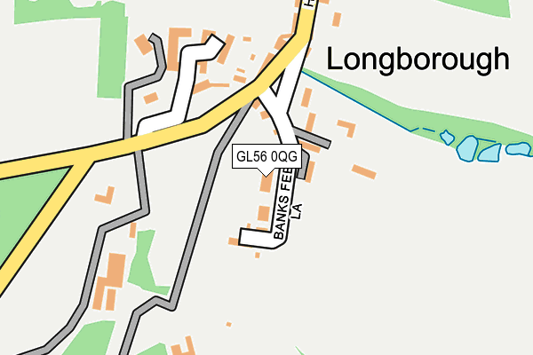 GL56 0QG map - OS OpenMap – Local (Ordnance Survey)
