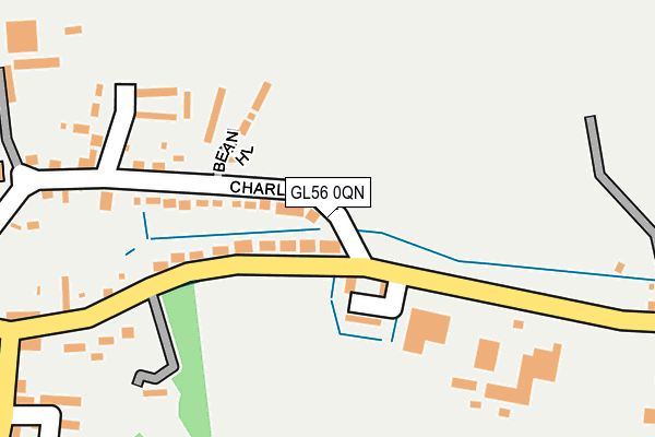 GL56 0QN map - OS OpenMap – Local (Ordnance Survey)
