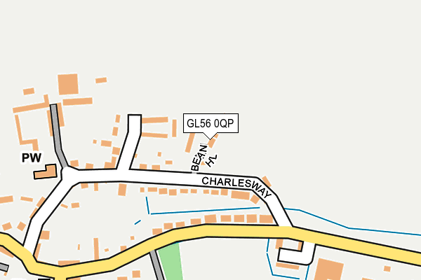 GL56 0QP map - OS OpenMap – Local (Ordnance Survey)