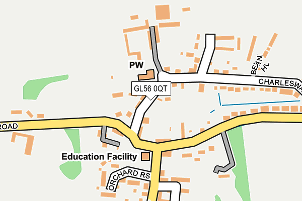 GL56 0QT map - OS OpenMap – Local (Ordnance Survey)
