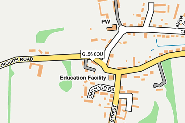 GL56 0QU map - OS OpenMap – Local (Ordnance Survey)