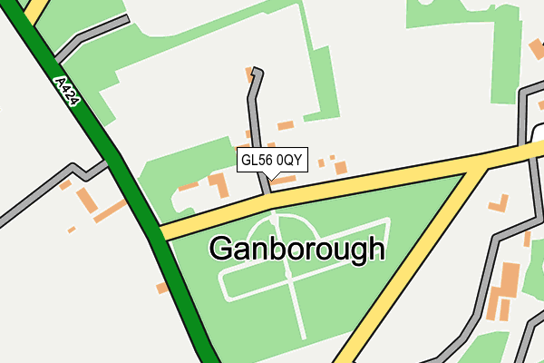 GL56 0QY map - OS OpenMap – Local (Ordnance Survey)