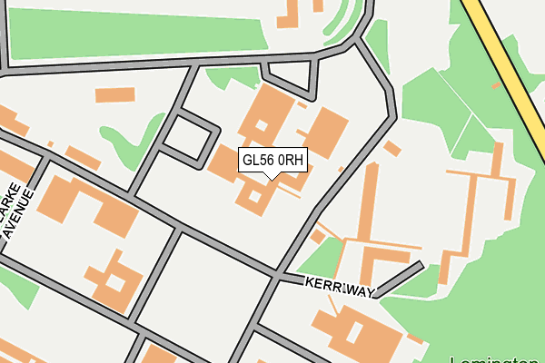 GL56 0RH map - OS OpenMap – Local (Ordnance Survey)