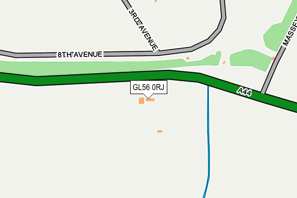 GL56 0RJ map - OS OpenMap – Local (Ordnance Survey)