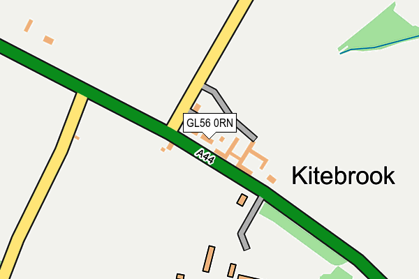 GL56 0RN map - OS OpenMap – Local (Ordnance Survey)