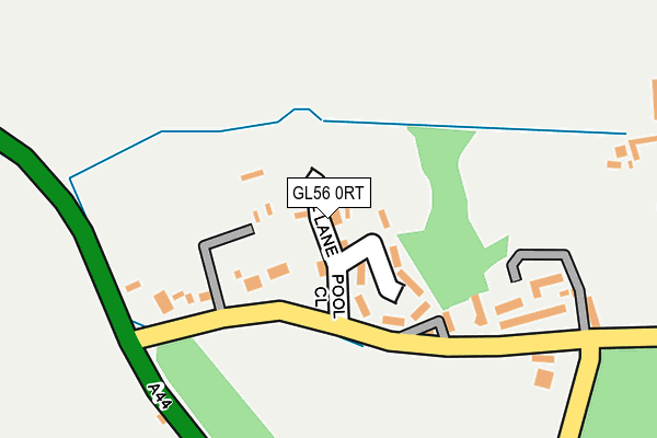 GL56 0RT map - OS OpenMap – Local (Ordnance Survey)