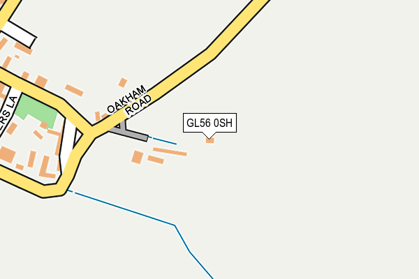 GL56 0SH map - OS OpenMap – Local (Ordnance Survey)