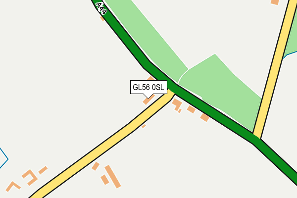 GL56 0SL map - OS OpenMap – Local (Ordnance Survey)