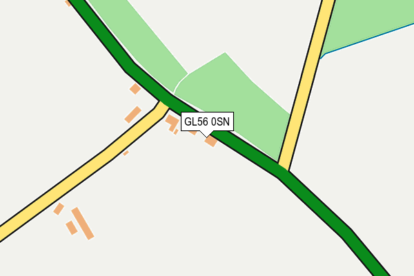 GL56 0SN map - OS OpenMap – Local (Ordnance Survey)