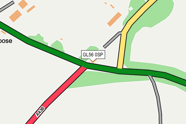 GL56 0SP map - OS OpenMap – Local (Ordnance Survey)