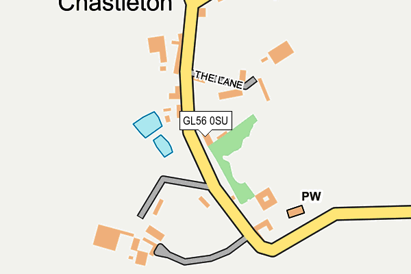 GL56 0SU map - OS OpenMap – Local (Ordnance Survey)