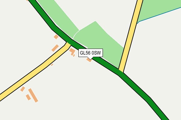 GL56 0SW map - OS OpenMap – Local (Ordnance Survey)
