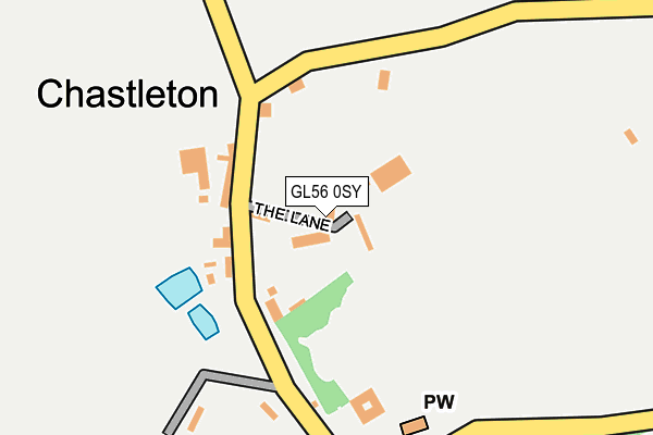 GL56 0SY map - OS OpenMap – Local (Ordnance Survey)