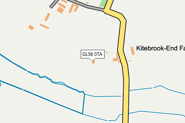 GL56 0TA map - OS OpenMap – Local (Ordnance Survey)