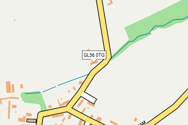 GL56 0TG map - OS OpenMap – Local (Ordnance Survey)