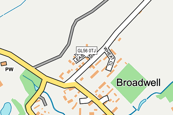 GL56 0TJ map - OS OpenMap – Local (Ordnance Survey)