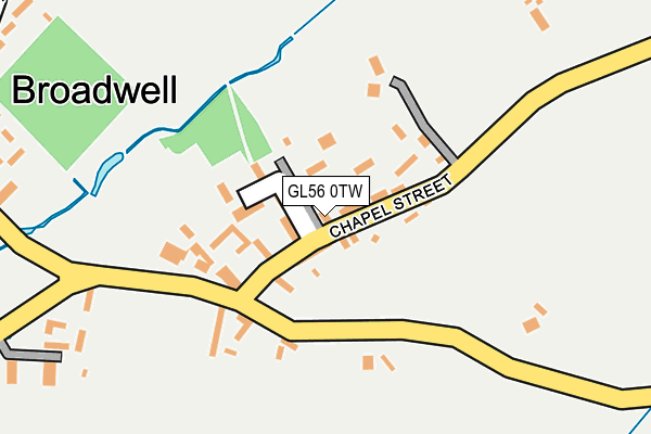 GL56 0TW map - OS OpenMap – Local (Ordnance Survey)