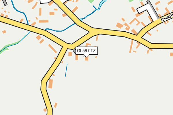 GL56 0TZ map - OS OpenMap – Local (Ordnance Survey)