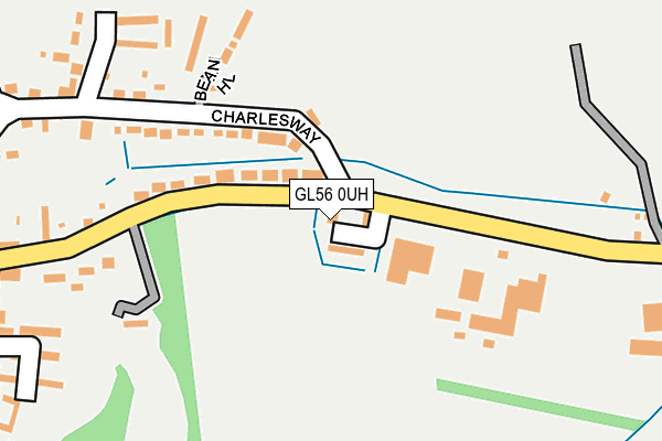 GL56 0UH map - OS OpenMap – Local (Ordnance Survey)