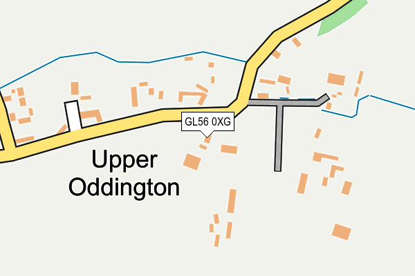 GL56 0XG map - OS OpenMap – Local (Ordnance Survey)