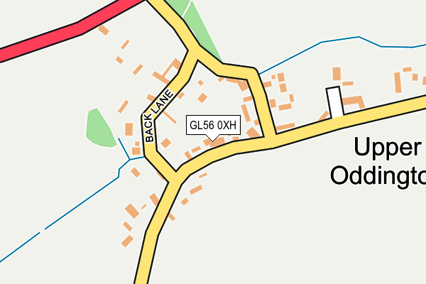 GL56 0XH map - OS OpenMap – Local (Ordnance Survey)