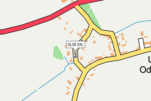 GL56 0XL map - OS OpenMap – Local (Ordnance Survey)