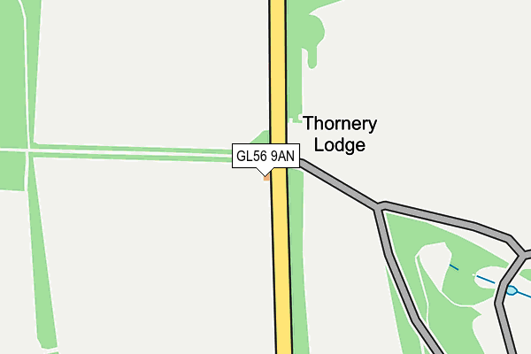 GL56 9AN map - OS OpenMap – Local (Ordnance Survey)