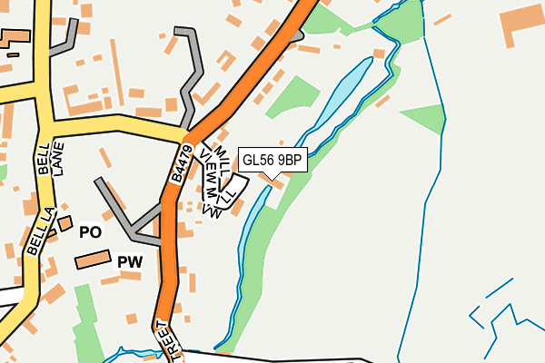 GL56 9BP map - OS OpenMap – Local (Ordnance Survey)