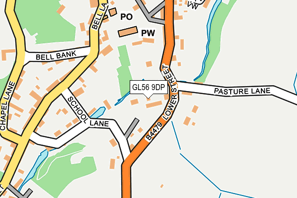 GL56 9DP map - OS OpenMap – Local (Ordnance Survey)