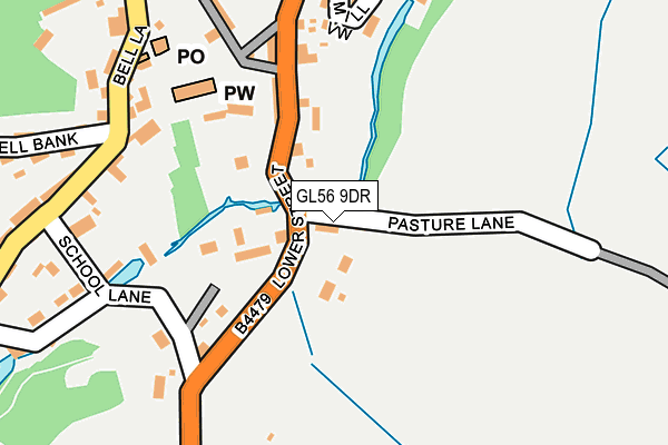 GL56 9DR map - OS OpenMap – Local (Ordnance Survey)