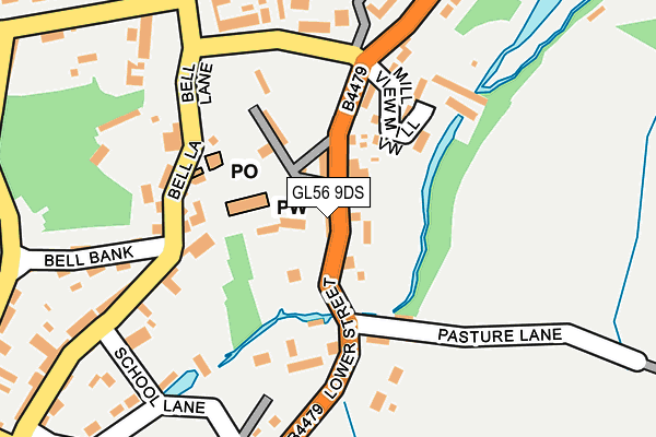 GL56 9DS map - OS OpenMap – Local (Ordnance Survey)
