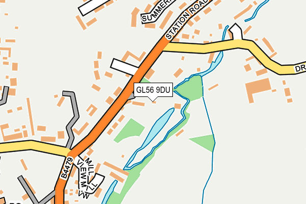 GL56 9DU map - OS OpenMap – Local (Ordnance Survey)