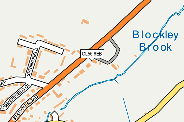 GL56 9EB map - OS OpenMap – Local (Ordnance Survey)