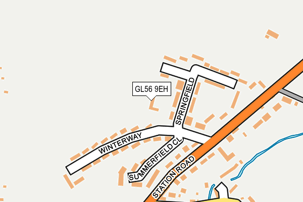 GL56 9EH map - OS OpenMap – Local (Ordnance Survey)