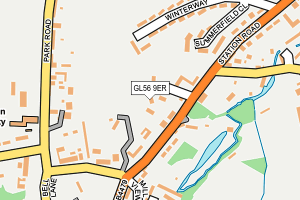 GL56 9ER map - OS OpenMap – Local (Ordnance Survey)