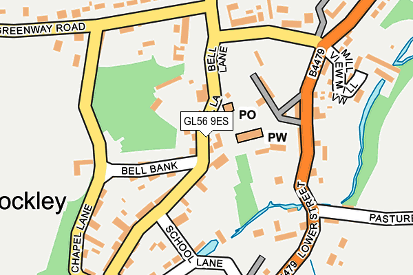 GL56 9ES map - OS OpenMap – Local (Ordnance Survey)