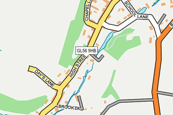 GL56 9HB map - OS OpenMap – Local (Ordnance Survey)