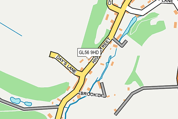 GL56 9HD map - OS OpenMap – Local (Ordnance Survey)