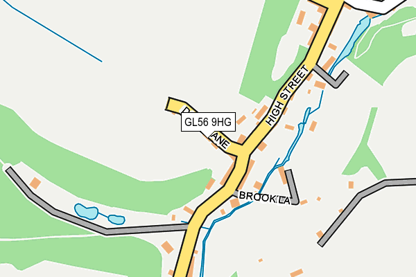 GL56 9HG map - OS OpenMap – Local (Ordnance Survey)