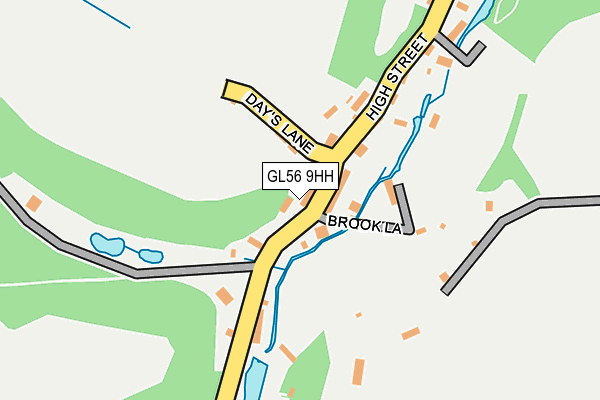 GL56 9HH map - OS OpenMap – Local (Ordnance Survey)