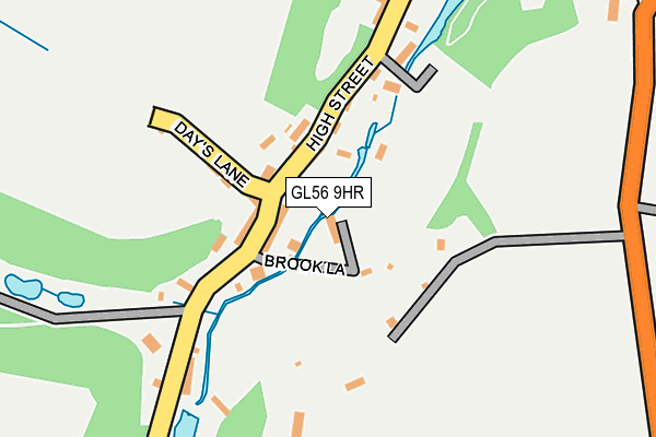 GL56 9HR map - OS OpenMap – Local (Ordnance Survey)