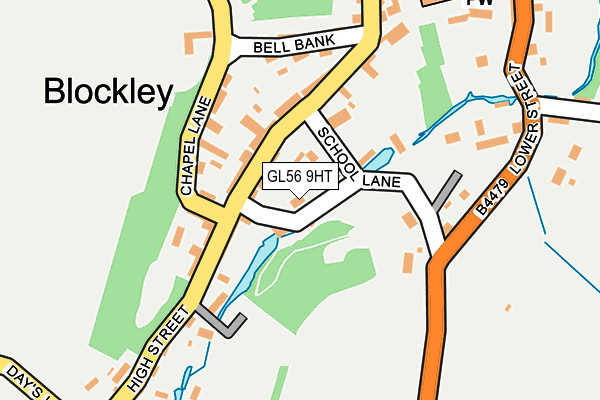 GL56 9HT map - OS OpenMap – Local (Ordnance Survey)