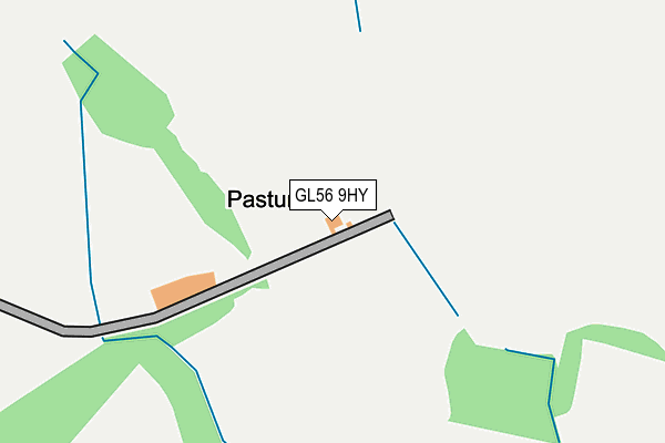 GL56 9HY map - OS OpenMap – Local (Ordnance Survey)